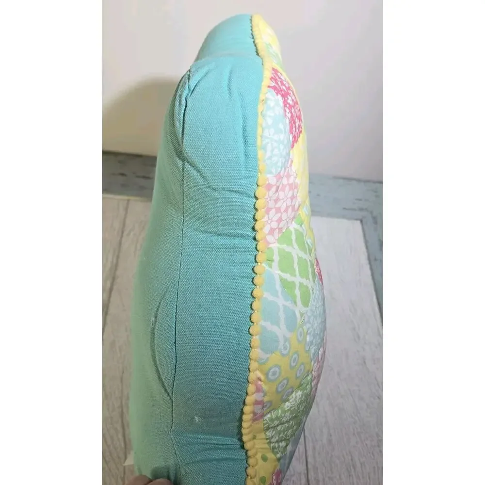 Cupcakes And Cashmere Spring Quilted Design Pillow 12x15